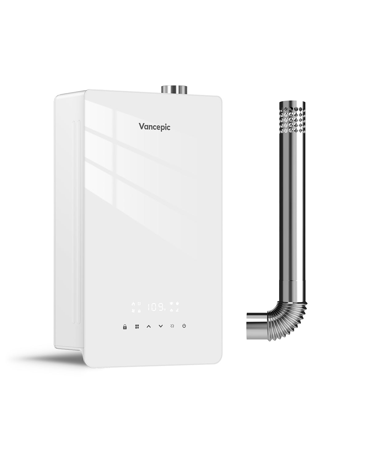 Natural Gas Tankless Water Heater Indoor - Max 4.3 GPM 100,000 BTU