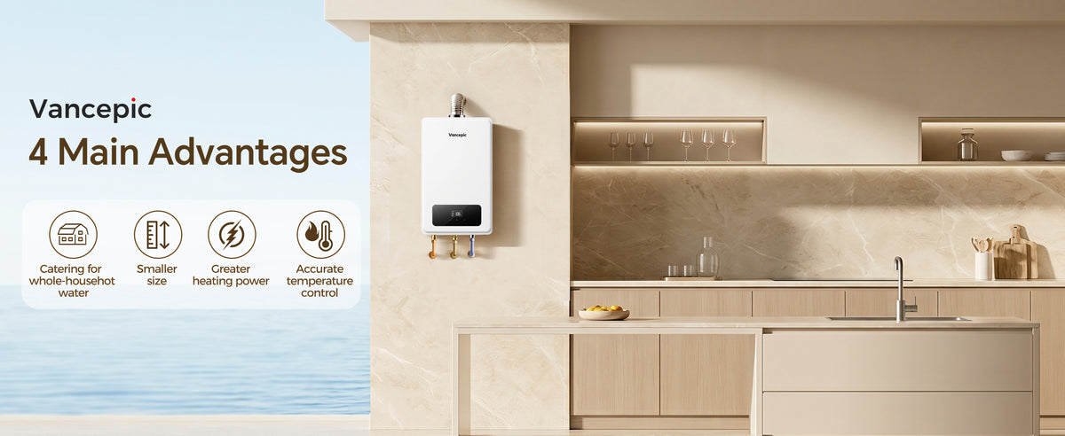 Vancepic 190,000 BTU Tankless Water Heater Natural Gas