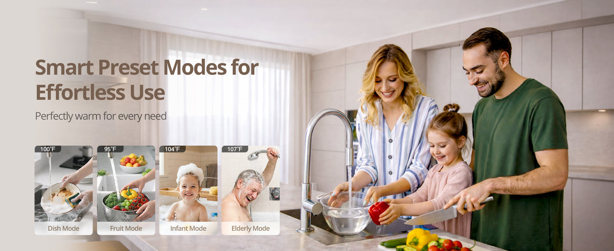 Natural Gas Tankless Water Heater Indoor - Max 4.3 GPM 100,000 BTU