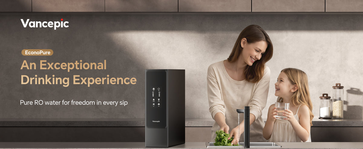 Vancepic Under Sink Reverse Osmosis Water Filter System 600GPD