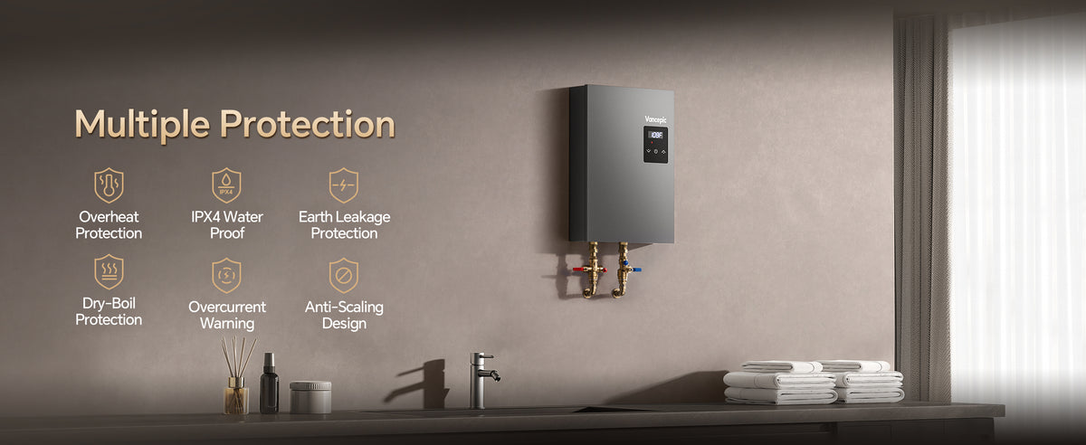 18kW Tankless Water Heater Electric 240V