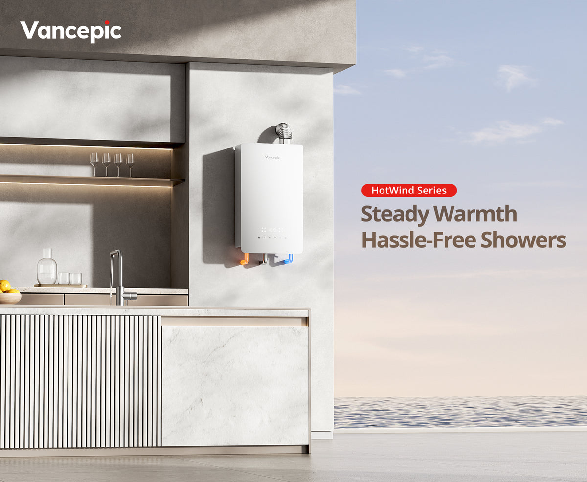 Vancepic Natural Gas Tankless Water Heater Indoor 4.8 GPM 11,000 BTU